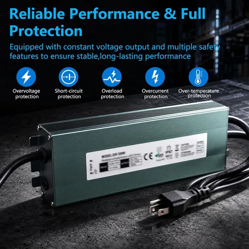 Vista 6 de conductor de 12V 250W LED, transformador impermeable de la fuente de 1 paquete de 12 V 250 W