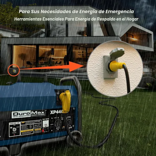 Vista 8 de PlugSaf Cable generador de 50 amperios, cable de extensión RV de 10 pies
