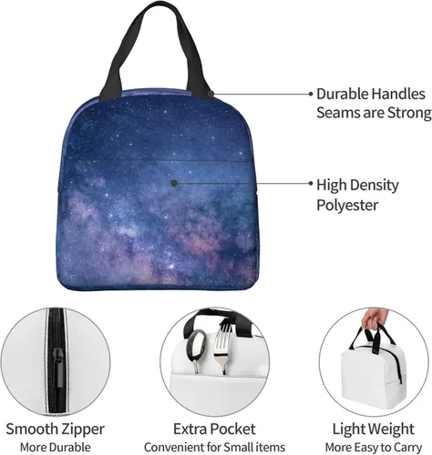 Vista 6 de 1-300 unidades de lonchera personalizada para mujer, bolsa aislada personalizada, añade tu texto, portátil, reutilizable, aislada, bolsa enfriadora