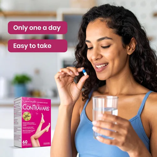 Vista 5 de Promueve la circulación saludable y el suplemento de apoyo venoso de las piernas con Ruscus Aculeatus, apoya la salud de las piernas - 60