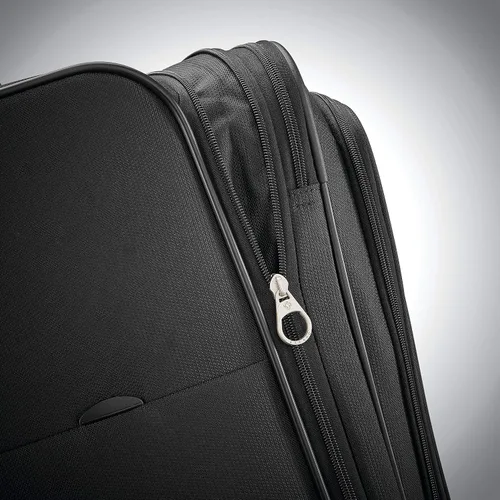 Vista 6 de Samsonite Ascella X Softside - Equipaje expansible con ruedas giratorias, Negro