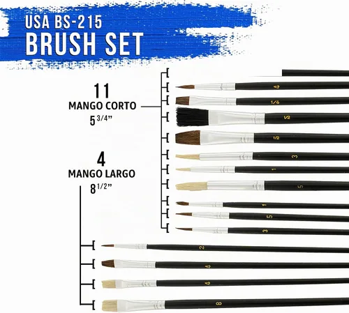 Vista 2 de U.S. Art Supply Artist Essentials - Juego de dibujo de 20 piezas