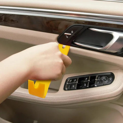 Vista 7 de Kit de herramientas de extracción de molduras, kit de herramientas de ajuste de audio para puerta de panel de automóvil, juego de herramientas