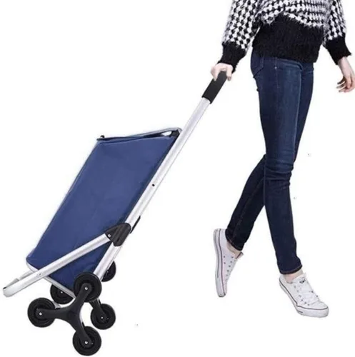 Vista 3 de Bolsa de repuesto para carrito de compras, bolsa de carrito de 41 L para carrito de compras, bolsa de almacenamiento impermeable de tela Oxford