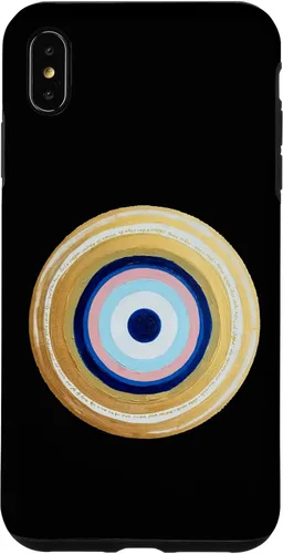 Vista 11 de Carcasa para iPhone 17 con protección contra maldiciones amarillas y negras, color rosa