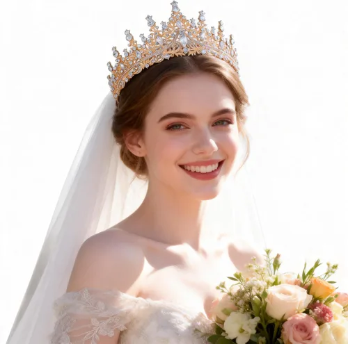 Vista 2 de Kamirola Diadema de coronas y tiaras de cristal para niñas o mujeres, fiesta de cumpleaños, boda, graduación, novia, Halloween, Navidad (TR19)