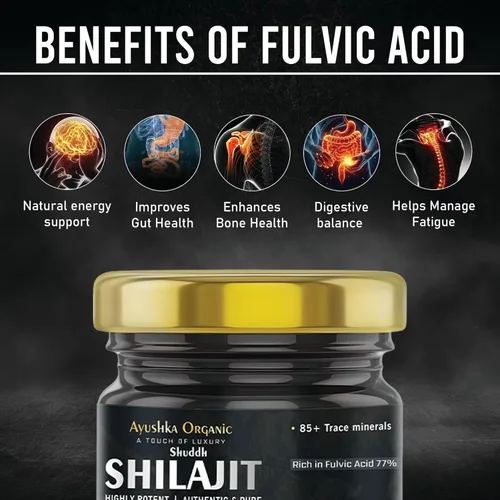 Vista 7 de Resina Shilajit del Himalaya (20 gm) de potencia máxima, Shilajit puro probado en laboratorio para hombres y mujeres, más de 85 minerales traza