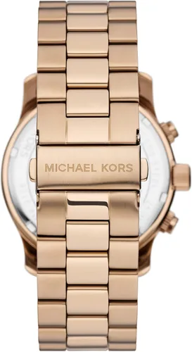 Vista 24 de Michael Kors Runway - Reloj cronógrafo de acero inoxidable para hombre con correa de acero o silicona