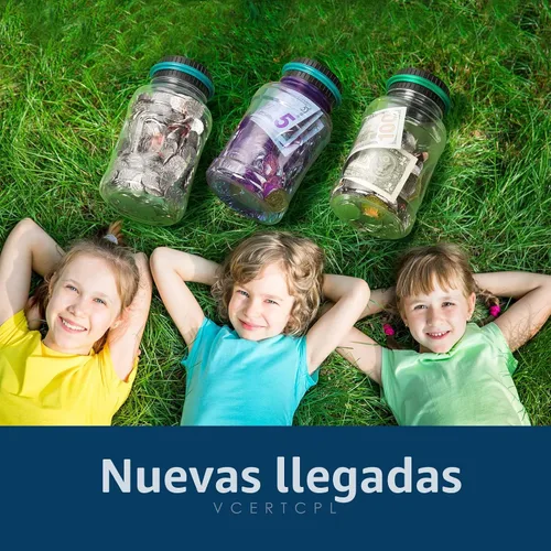 Vista 2 de Alcancía grande para niños y adultos, Vcertcpl Banco digital con contador de monedas LCD, capacidad de 1.8 L, tarro de dinero para adultos, diseñado