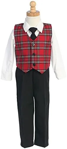 Vista 2 de Lito - Vestido a cuadros para niñas