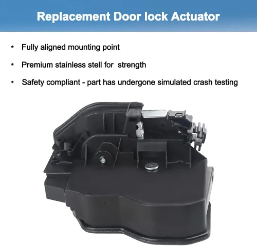 Vista 4 de WMPHE Actuador de bloqueo de puerta delantera izquierda del lado del conductor compatible con BMW E60 E65 E70 E90 E92-128i 135i 228i 230i 320i 323i