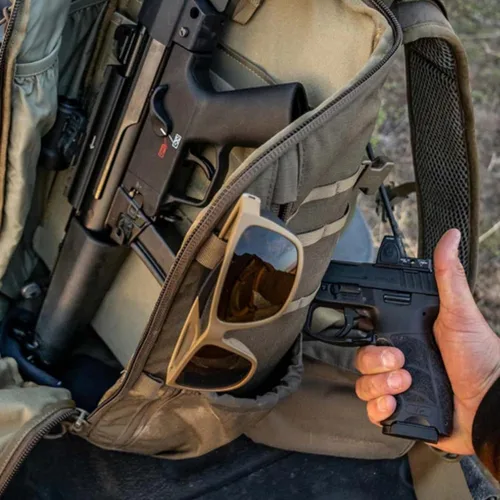 Vista 7 de Eberlestock Switchblade Pack - Mochila táctica EDC de perfil bajo para máximo espacio y organización