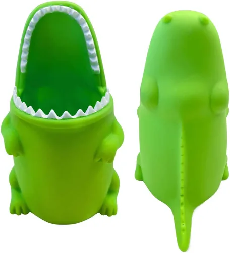 Vista 3 de Soporte para cepillo de dientes para niños Organizador de cepillo de dientes – Soporte para cepillo de dientes de silicona duradera