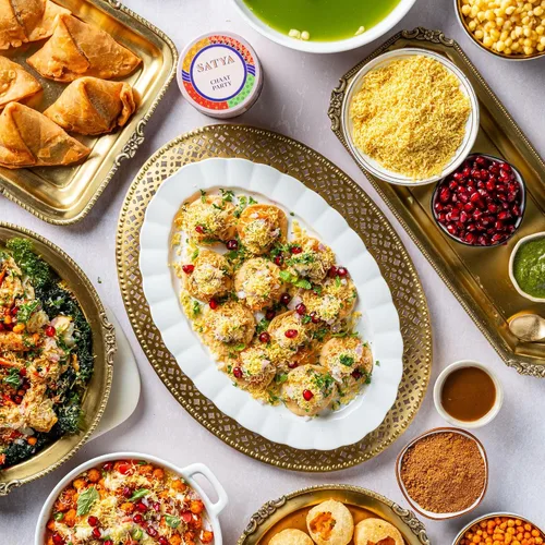 Vista 6 de Satya Chaat Masala - Condimento de 2.5 onzas, auténtico polvo de chaat indio picante, vegano, bajo en sodio, sin gluten ni tintes, condimento
