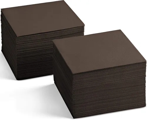 Vista 10 de Servilletas de cóctel desechables con tacto de lino, paquete de 200 servilletas de papel AMETHYST de 5 x 5 pulgadas para bar, restaurante
