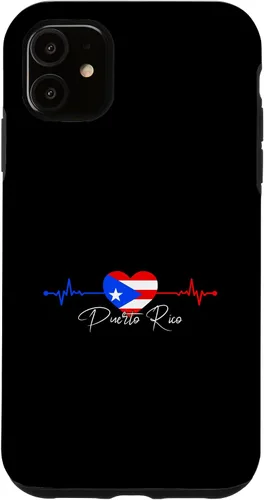 Vista 8 de Puerto Rico Boricua Heartbeat - Carcasa para iPhone 17