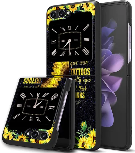 Vista 12 de Funda para Samsung Galaxy Z Flip 5 5G, Galaxy Z Flip 5, PC duro a prueba de golpes, plegable, duradera, resistente a los arañazos, para Samsung Z
