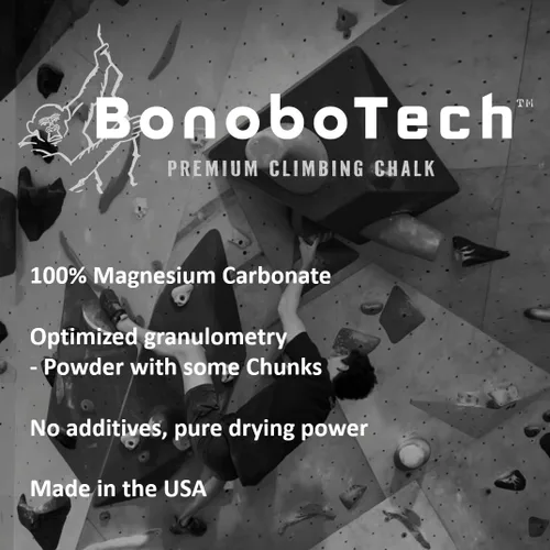 Vista 4 de Climbing Chalk for Climbing, Bouldering, Gymnastics, Weightlifting resealable Bag - Magnesium Carbonate Powder