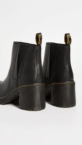 Vista 3 de Dr. Martens Chelsea Bota para mujer, negro, 6