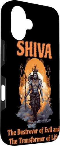 Vista 3 de Lord Shiva Destroyer Transformer Hindu God Spiritual Hippie Case for iPhone 16