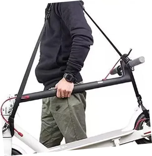 Vista 8 de BESPORTBLE Correa de hombro para scooter, correa de transporte ajustable, hombro antideslizante, correa de scooter para silla de playa, tabla