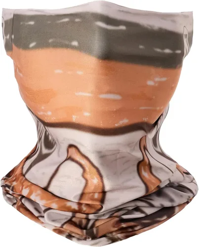 Vista 8 de RIDEIRON Set de Polaina para Cuello y Mangas, Máscara Facial Transpirable UPF 50+ y Mangas de Compresión para Enfriamiento