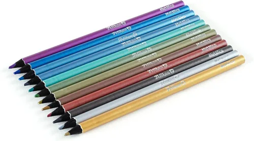 Vista 5 de Pelikan Lápices de colores metálicos, kit creativo edición metálica, 25 piezas