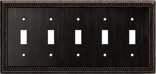 Vista 81 de Henne Bery Sunken Pearls Placa de Pared Decorativa de Servicio Pesado Placa de Interruptor Cubierta de Tomacorriente