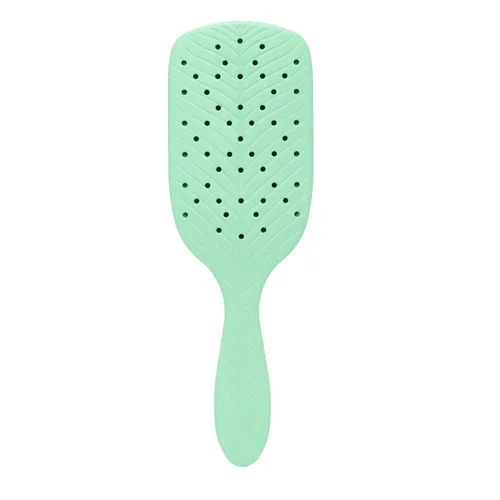 Vista 2 de Wet Brush Go Green - Cepillo desenredante tipo paleta, cerdas IntelliFlex ultrasuaves con diseño AquaVent para extender tratamientos uniformemente
