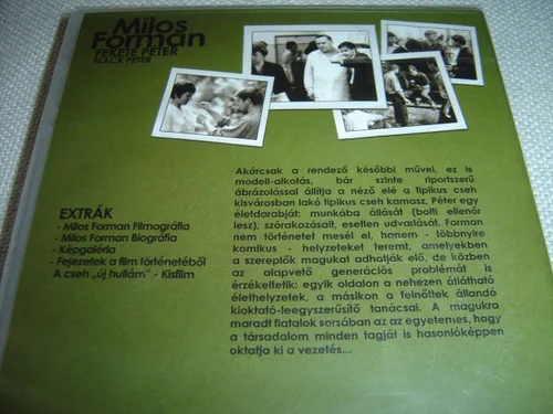 Vista 4 de Fekete Péter (1964) Black Peter Milos Forman Black & White Film HUNGARIAN and CZECH Audio Hungarian Subtitles European DVD Region 2 PAL