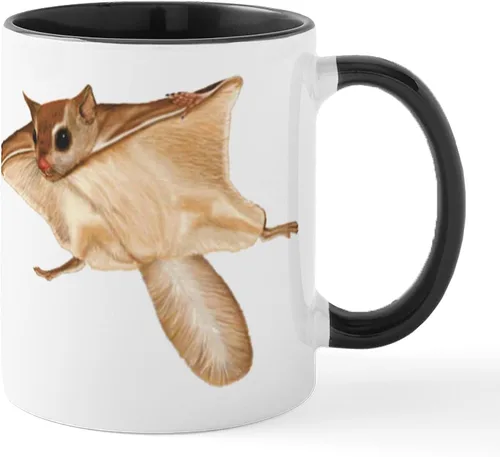 Vista 48 de CafePress Taza navideña de ardilla de 11 oz (11.0 fl oz) taza de café de cerámica