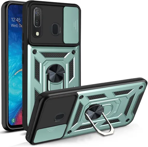 Vista 236 de Compatible con Tecno Pova Neo 2 Bracket Shell, con cubierta deslizante para lente de cámara compatible con Tecno Pova Neo 2 LG6n Case Negro