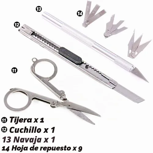 Vista 5 de 27 Uds Modeler Herramientas Básicas Craft Set Hobby Building Herramientas Kit para montar Miniaturas Mecha Car Model Building