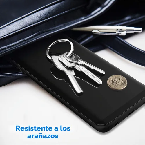 Vista 6 de JETech Protector de pantalla para Samsung Galaxy S9, película TPU Ultra HD, compatible con fundas, paquete de 2