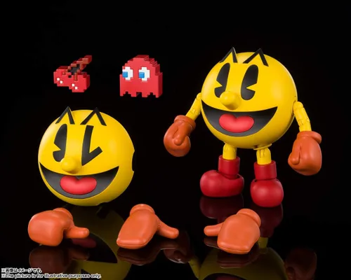 Vista 9 de TAMASHII NATIONS - Figura de acción Pac-Man, Bandai Spirits S.H.Figuarts