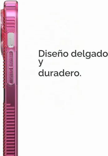 Vista 3 de Speck Funda transparente para iPhone 14 Pro - Protección delgada contra caídas, resistente a los arañazos y antiamarilleamiento con agarre