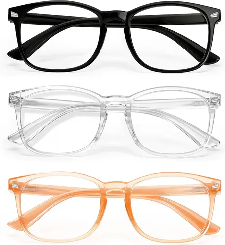 Vista 19 de Lentes de lectura para mujeres y hombres, lectores de luz azul para hombres y mujeres