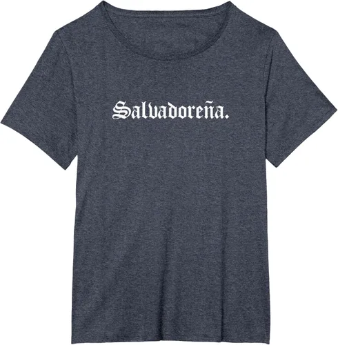 Vista 47 de Camiseta Salvadoreña Mujer, Negro