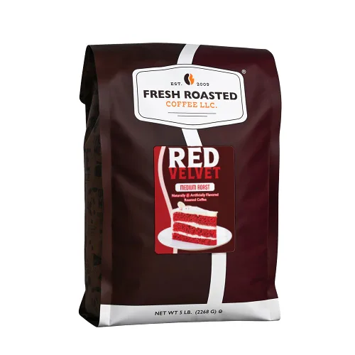 Vista 10 de Fresh Roasted Coffee, Amaretto - Café saborizado, 12 onzas, tostado medio, Kosher, grano entero