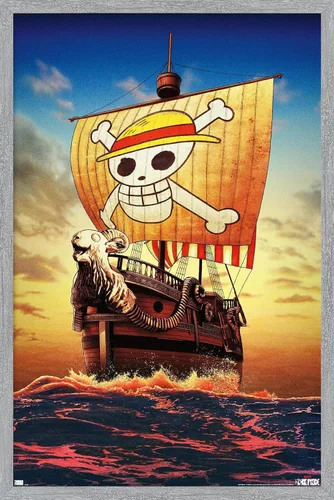 Vista 16 de Trends International Netflix One Piece - Póster de pared de una hoja, 14.72 x 22.37 pulgadas, versión enmarcada de caoba