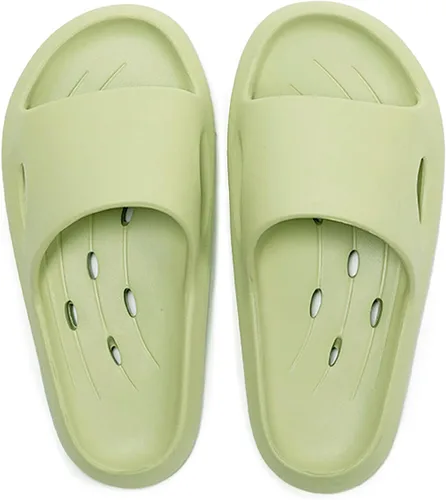 Vista 6 de Zapatos de ducha para hombre, sandalias de baño antideslizantes para dormitorio universitario, artículos esenciales para la ducha, sandalias