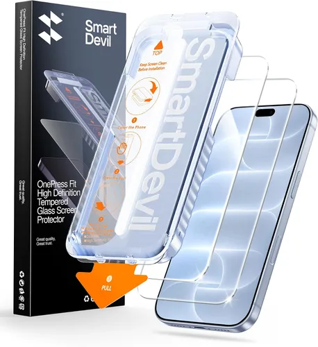 Vista 25 de SMARTDEVIL Paquete de 2 protectores de pantalla de privacidad para iPhone Negro