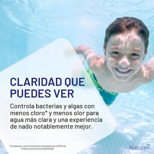 Vista 5 de Nature2 Cartucho de repuesto mineral Express para desinfectantes de piscinas