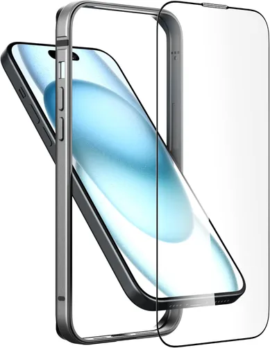 Vista 18 de Funda delgada de metal para iPhone 15, [interior de TPU suave + parachoques chapado en metal] [compatible con carga inalámbrica] a prueba de golpes