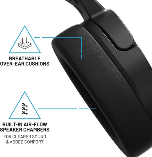 Vista 3 de 4Gamers PANTHER - Auriculares para juegos sobre la oreja compatibles con PS4PS5, XBOX, Switch, PC con micrófono flexible, conector de 0.138 in