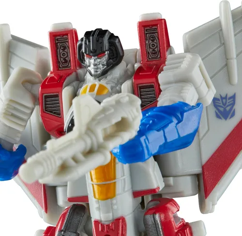 Vista 3 de Transformers Toys Studio Series Core Bumblebee Starscream, figura de acción de conversión de 3.5 pulgadas, 8+