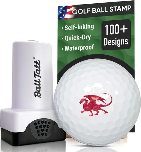 Vista 22 de Sello de pelota de golf - Marcador autoentintado - Herramienta de marcado permanente de secado rápido, sin fugas ni recargas, sello de golf