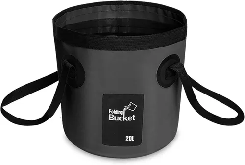 Vista 5 de BANCHELLE Contenedor de agua plegable portátil plegable para campamento para viajes al aire libre, senderismo, pesca, lavado de autos, jardinería