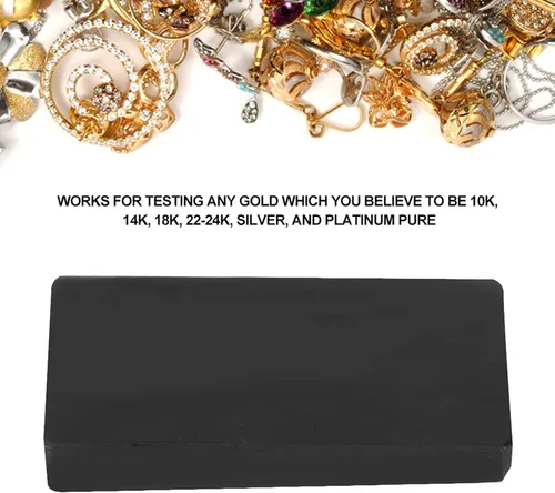 Vista 3 de Jewelry Gold Testing Touchstone Acid Changes Color Based on Purity Test Gold, Silver, and More with Ease