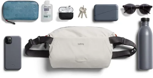 Vista 6 de Bellroy Lite Sling (bolsa cruzada ligera), Tiza, talla única